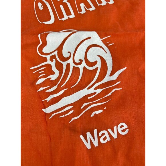 1984 Tennessee UT Vols BIG ORANGE WAVE Spirit Cloth Bandana - Picture 3 of 6